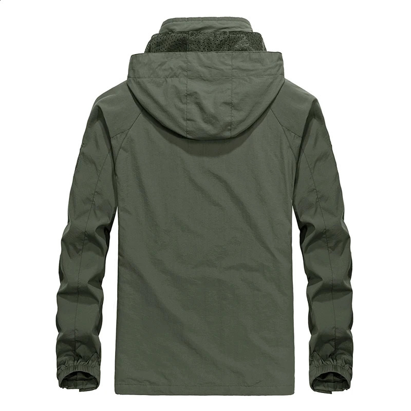 Fashionable mens casual windproof jacket hooded jacket mens waterproof outdoor soft shell winter jacket warm plus size 240905