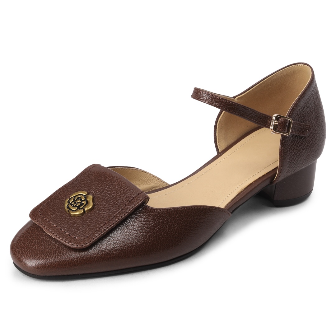 2025 new sheepskin Women's ankle strap flats sandals summer new plus size 33-41 high quality soft comfortable espadrilles shoes sale 78f2