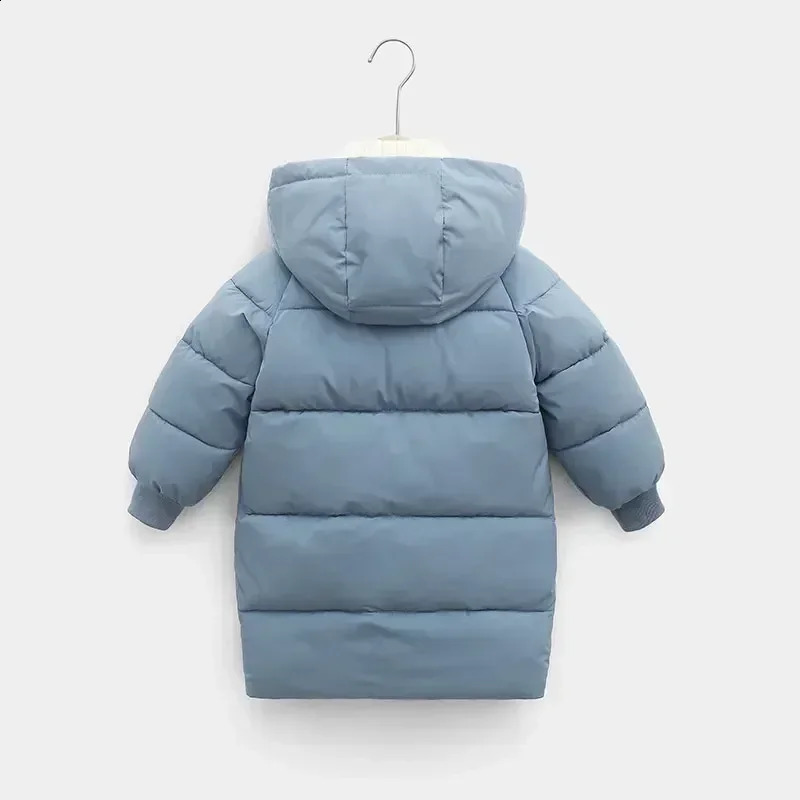 212Y Russian Kids Childrens Down Outerwear Winter Clothes Teen Boys Girls CottonPadded Parka Coats Thicken Warm Long Jackets y240905