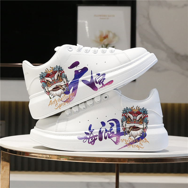 INS Men Running Shoes Breathable jogging Walking Shoes Luxury Sneakers for Women China Style Cosplay White Casual Shoes Footwear