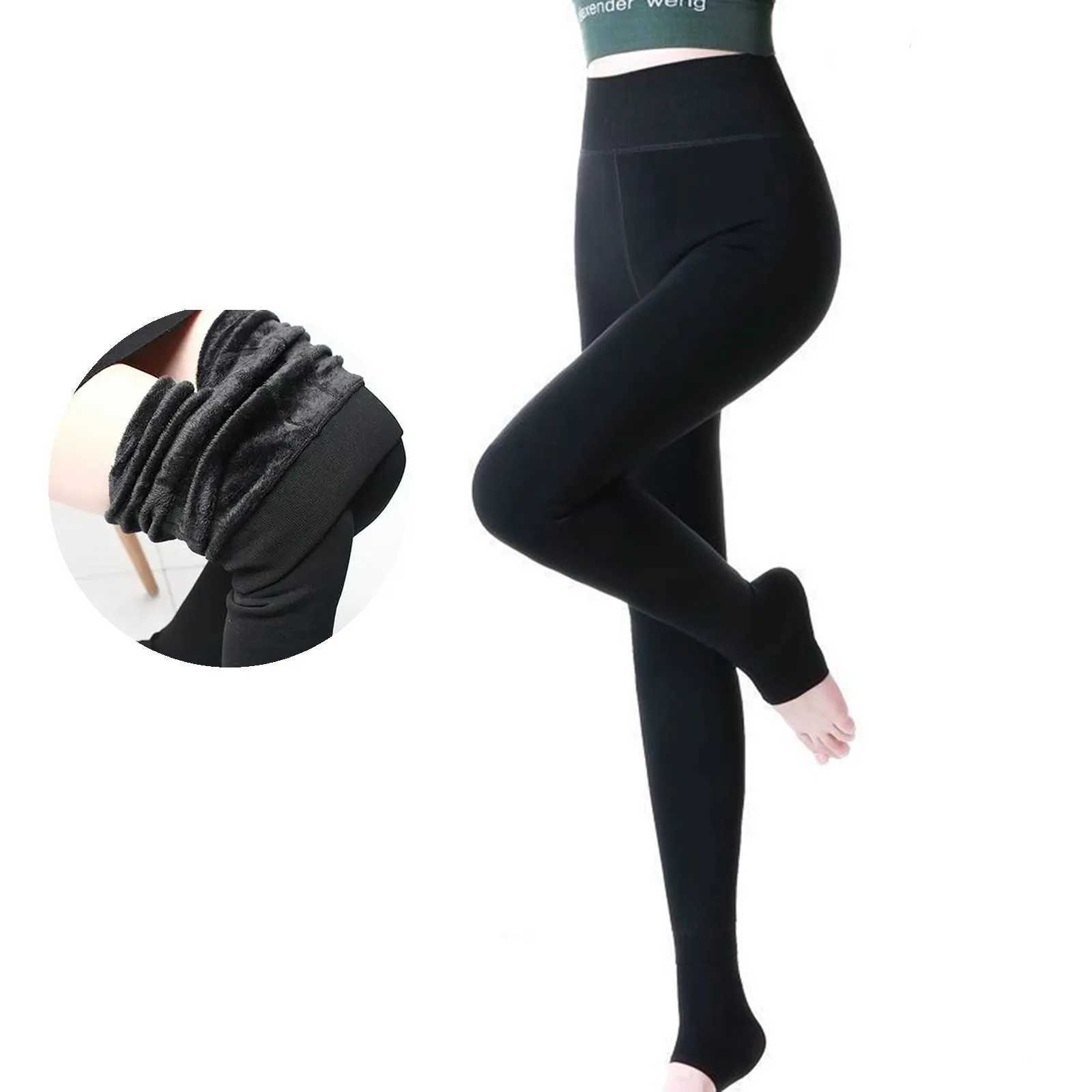 Women Legging Winter Extra Thick Warm Fleece Lined Thermal Stretchy Slim High Shorts Pack Womens Legging Leggings Full LengthX240914