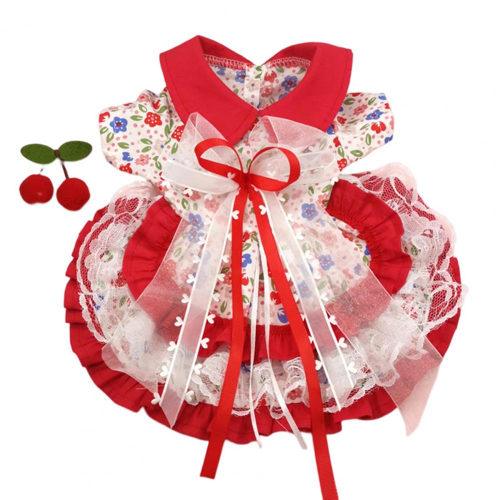 Beautiful Pet Lolita Dress Easy-wearing Comfortable Cotton Dog Skirt Decorative