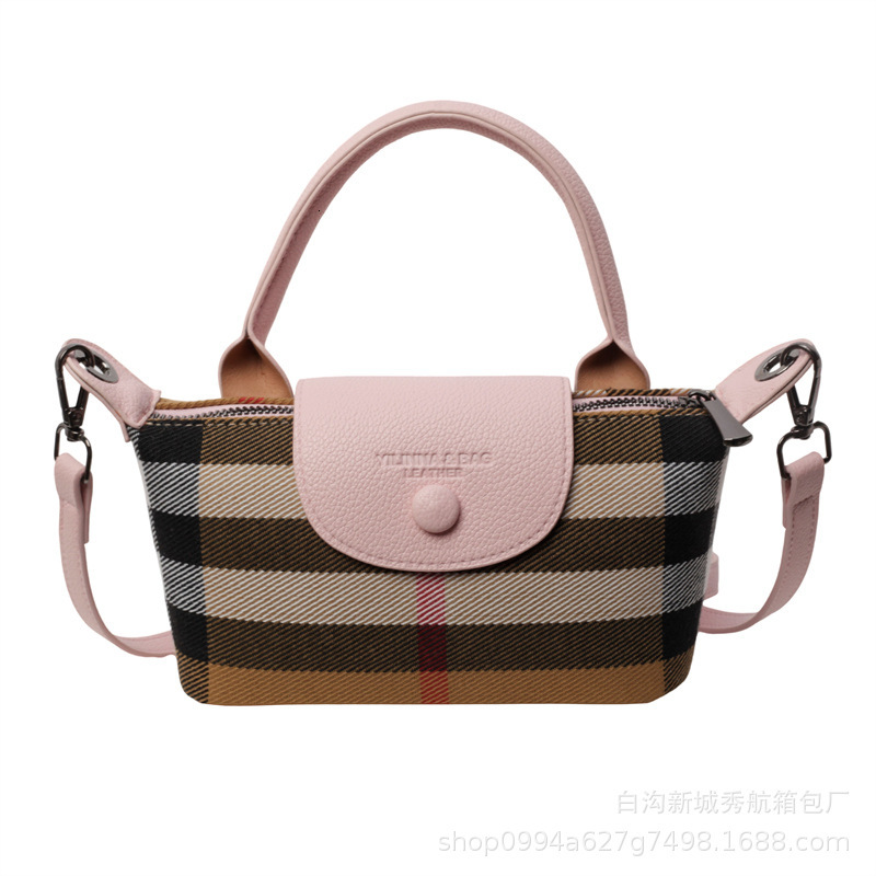 Mini Satchel Crossbody Bag: Chic Checkered Small Square Shoulder Bag - Lightweight For Daily Use New Free Delivery Designer Bag