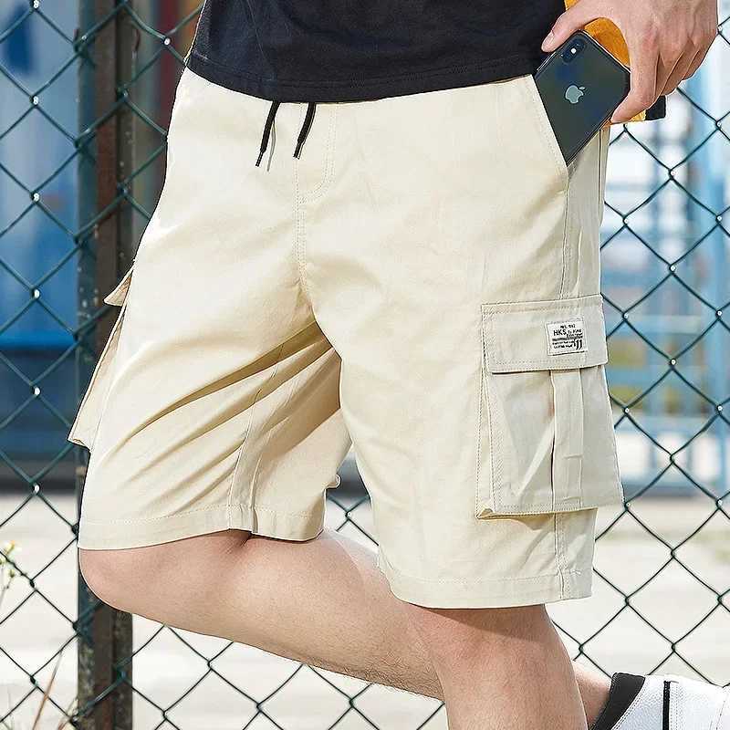 Plus Size Shorts 8XL Summer Cargo Shorts For Men 2024 Fashion Clothing Drawstring Casual Shorts With Multi Pockets Y240914