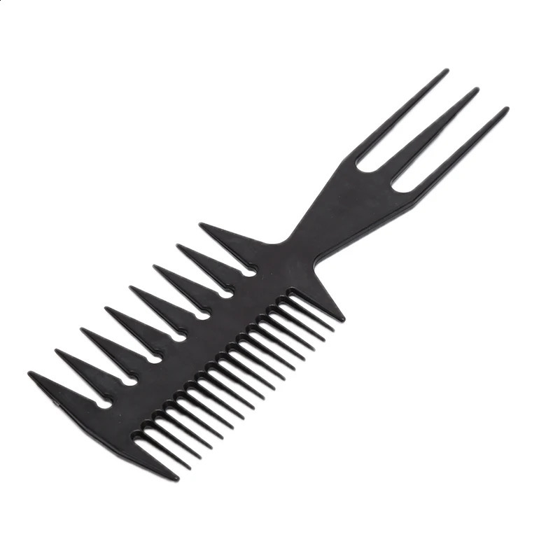 Big Teeth Double Side Tooth Combs Barber Hair Dyeing Cutting Coloring Brush Man Styling Tool 240911