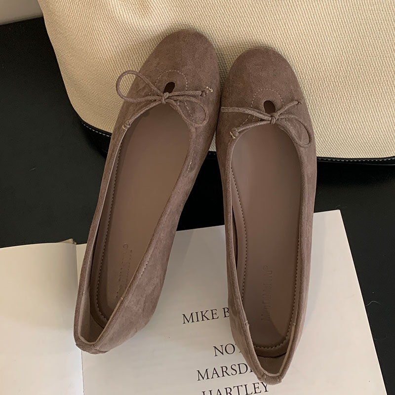 Footwear New Slides Ladies Flat With Fashion Butterfly-Knot Round Toe Female Designer Shallow Women Ballet Flats Shoes de45 s