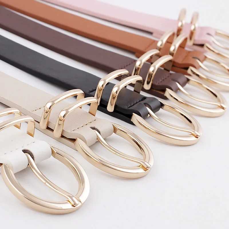 Designer High Quality Female Black Brown White Pink Wild Trouser Womens Belt Cowgirl Western Belts for Women Cintos De MujerX240914