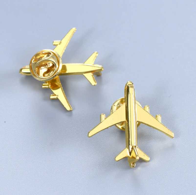Metal Airplane Brooch Diy Fashion Pin Alloy Badge Vintage Pin Buckle Badge Buckle Jewelry AccessoriesX240914