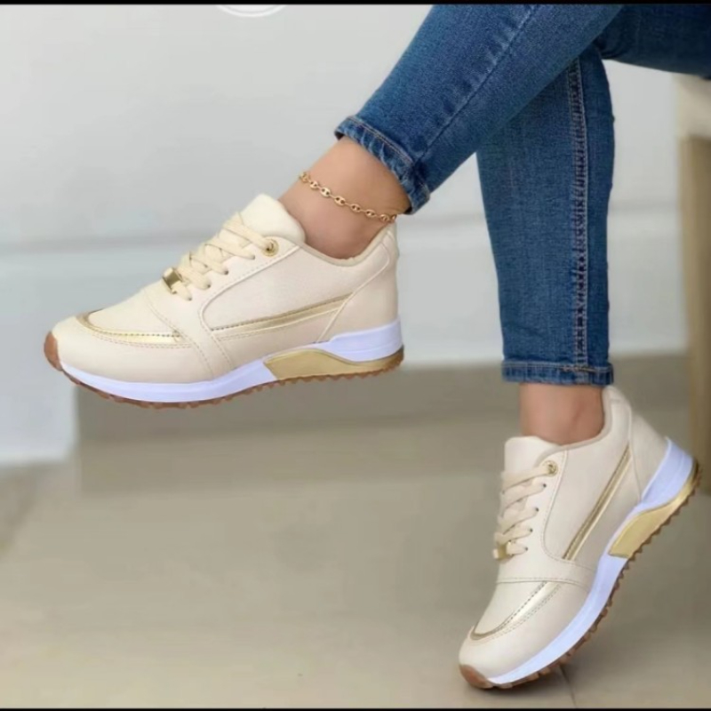 Luxury Women's Sneakers Mesh Lace-Up Women Casual Shoes Fashion Outdoor Running Sport Shoes comfortable Women Tennis Shoes 36-43