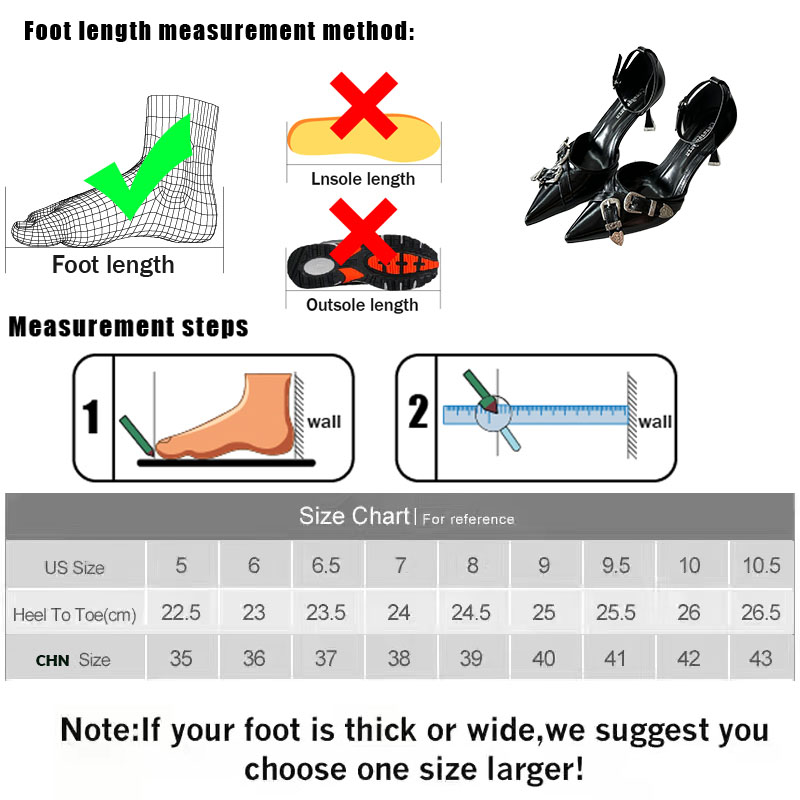 Metal Fashion Buckle Party Ladies Heeled Pumps Pointed Toe Female Designer Footwear Ankle Strap Women High Heels Shoes cd24