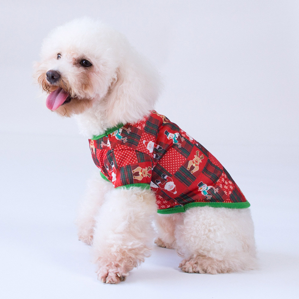 Christmas Dog Clothes Pet Clothing Vest For Small Dog Cat Puppy Outfit Cute Kitten Costume Chihuahua Puppy Teddy Dog Outfit