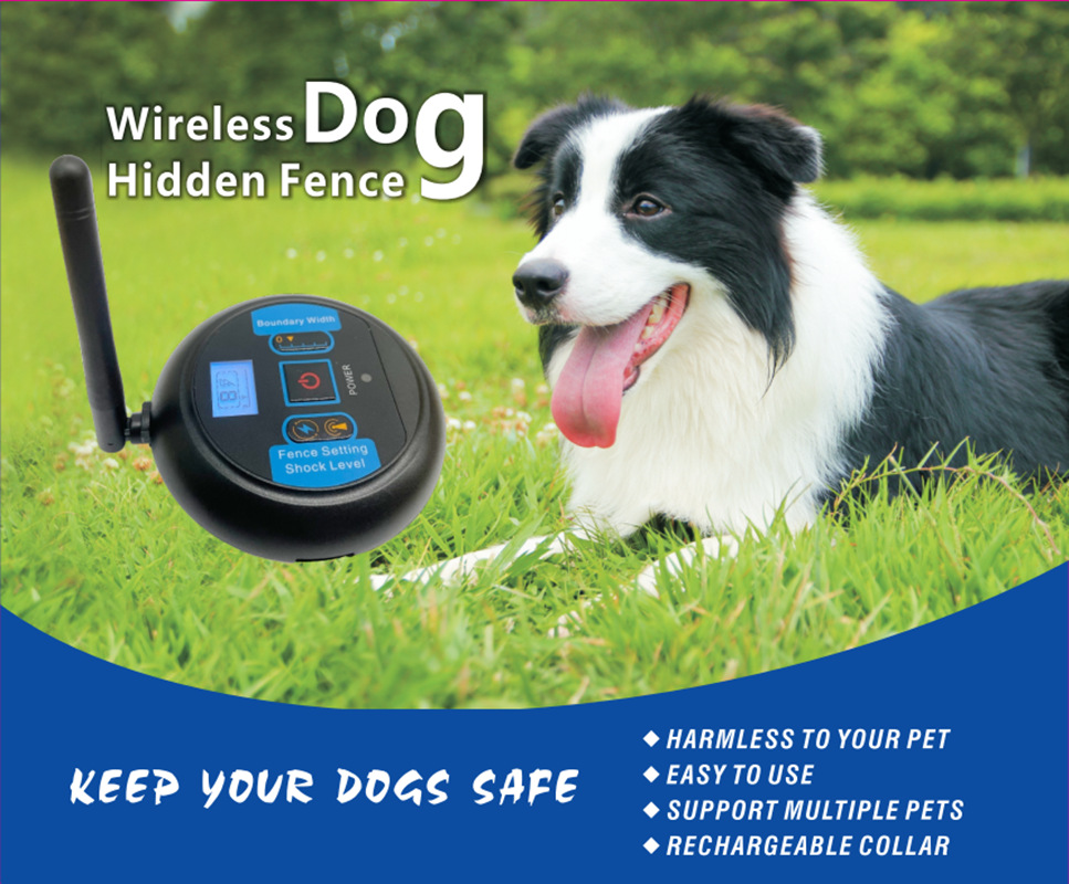 Electronic Fence New Pet Wireless Pet Trainer Stop Barking Device Pet Supplies