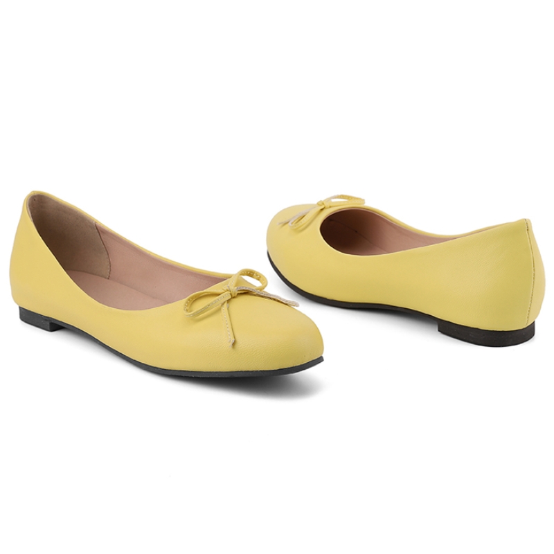 Flat Women's Fashion Loafer Comfortable Spring Autumn Female Ballet Shoes Sweet Pink Green White Casual Big Large Size 52 24d1