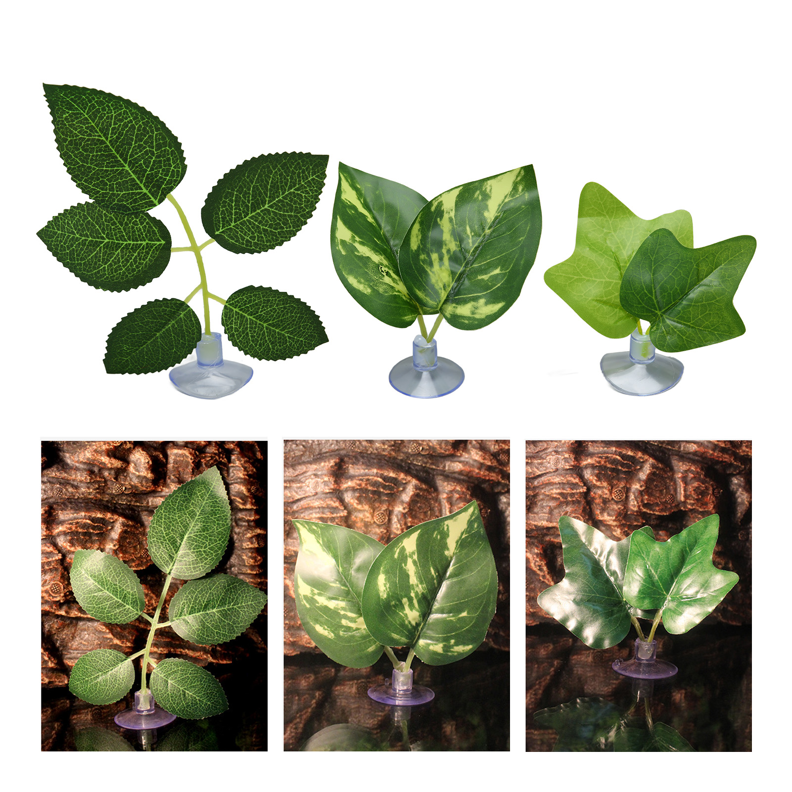 Betta Fish Leaf Pad Simulating Colorfast Odorless Fish Hammock Resting Leaf With Suction Cup For Habitat Tank Decor