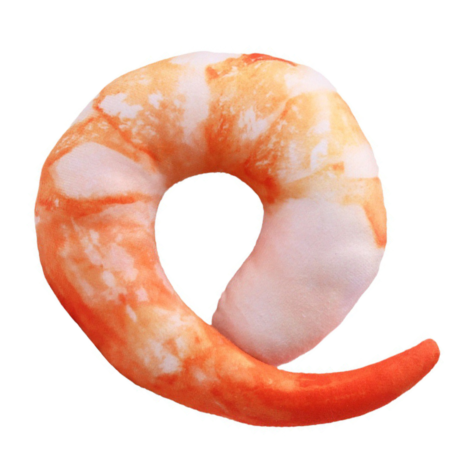 Plush Squeaky Toy for Boredom and Anxiety Relief, 3D Simulation, Shrimp Meat, Bite Resistant, Stuffed Dog