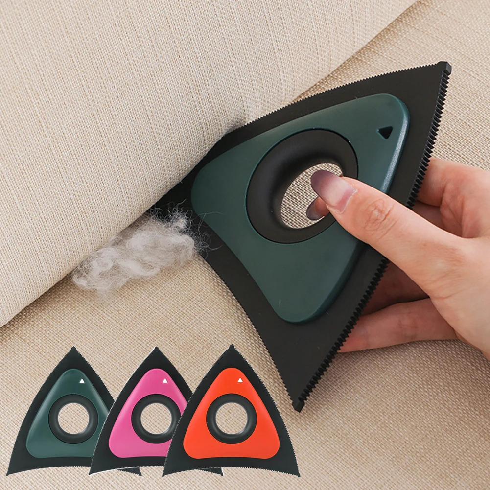 Mini Pet Hair Remover for Car Bed Couch Carpet Detailing Scraper Fur Removal Cleaning Device Dogs Cats Hair Brush Tool Protable