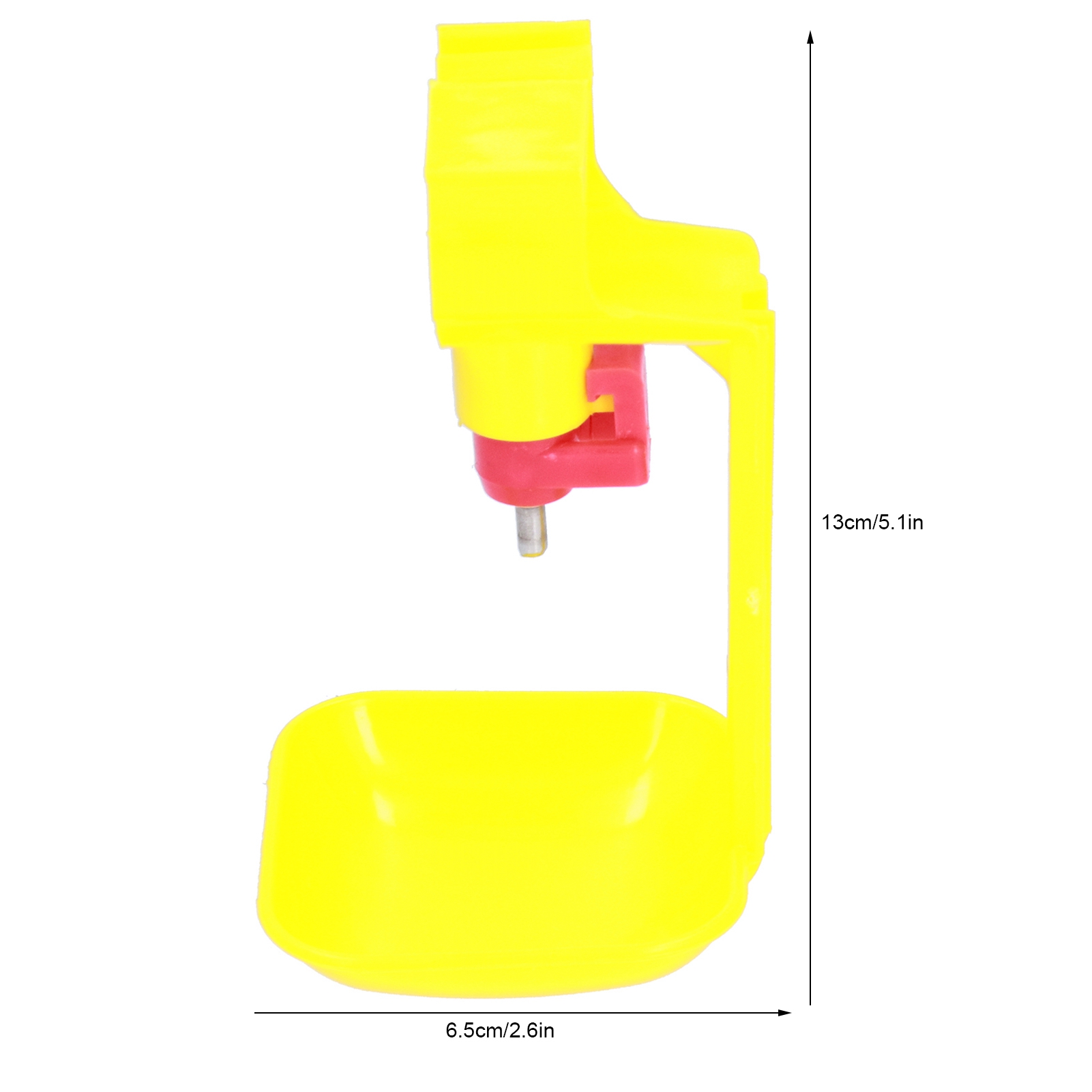 Chicken Nipple Drinker with Cup, Integrated Automatic Drinking Bowl, Poultry Accessory, 20ml, 10Pcs