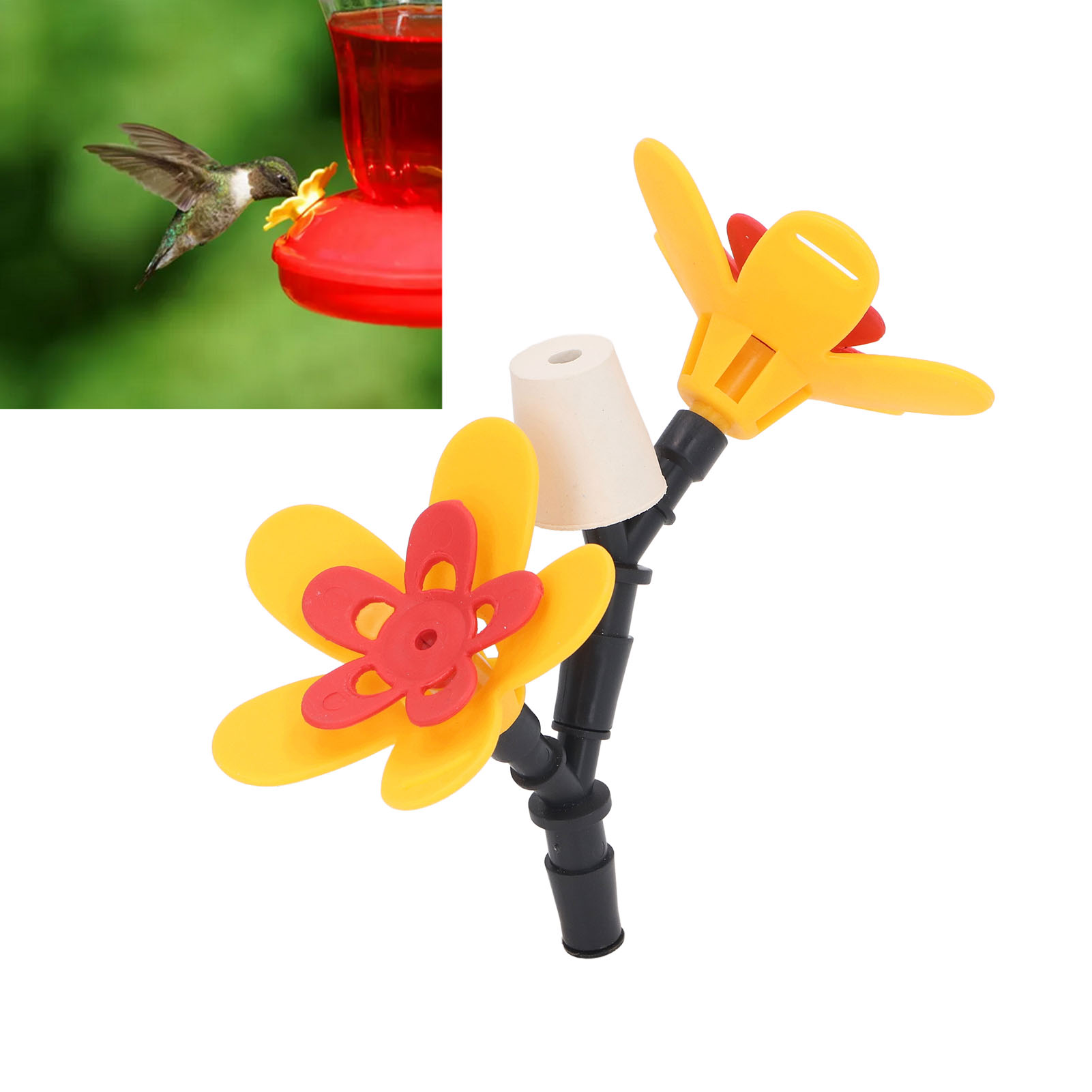 DIY Hummingbird Feeder Bottle, Recycling Safe Harmless Bird Feeding Flower Kit, Outdoor Garden Patio