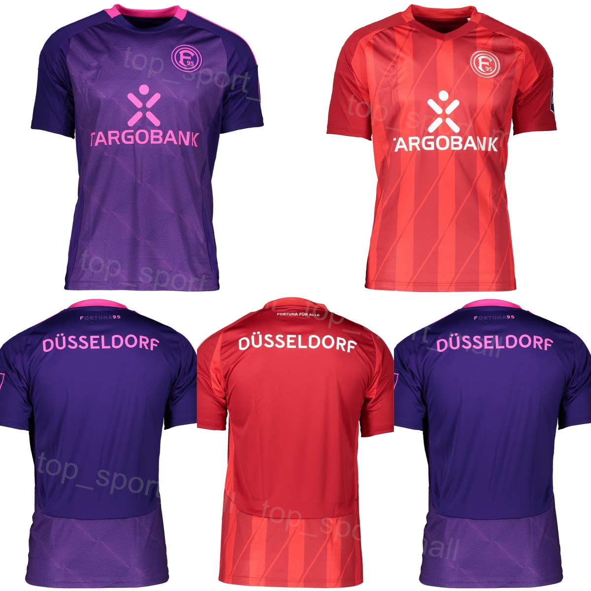 Club 24 25 Soccer Fortuna Dusseldorf Jersey Mans 22 SCHMIDT 21 ROSSMANN 7 PEJCINOVIC 15 OBERDORF 33 KASTENMEIER 11 KLAUS 18 NIEMIEC JOHANNESSON Football Shirt Kits