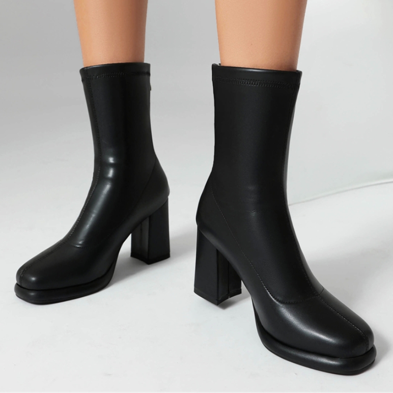 Winter Elegant Ankle Boots for Women 2024 Gold Sier Black White Short Boot Fashion Zipper Dance Party Shoes Lady Large Size 45 0a5e