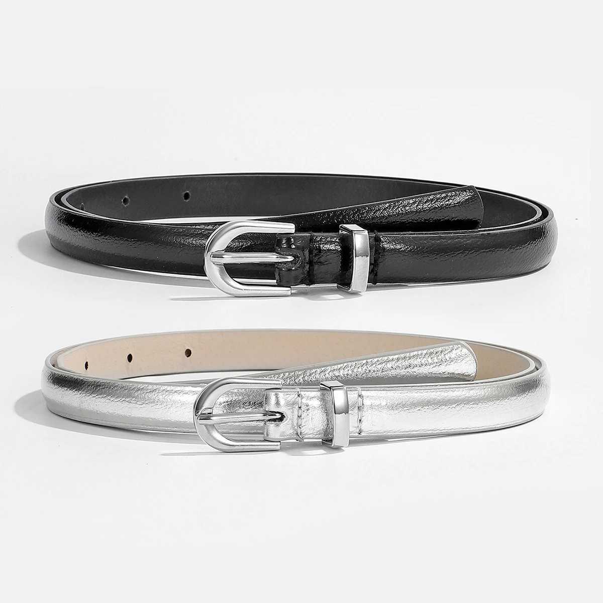 Womens New Small Belt in Belt Simple and Versatile Korean Decorative Fashion Trend Professional Fashion Jeans BeltX240914