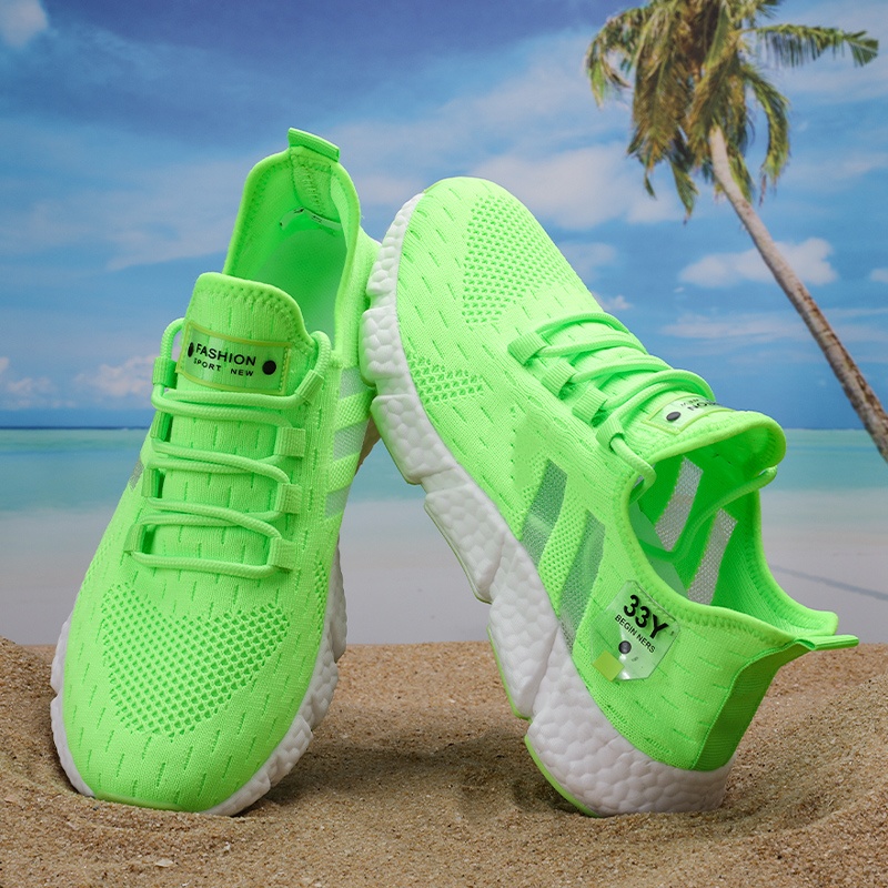 Men Dropshipping Casual Sneakers Striped Breathable Running Comfortable Jogging Shoes Tenis Mascuo Footwear Male e463