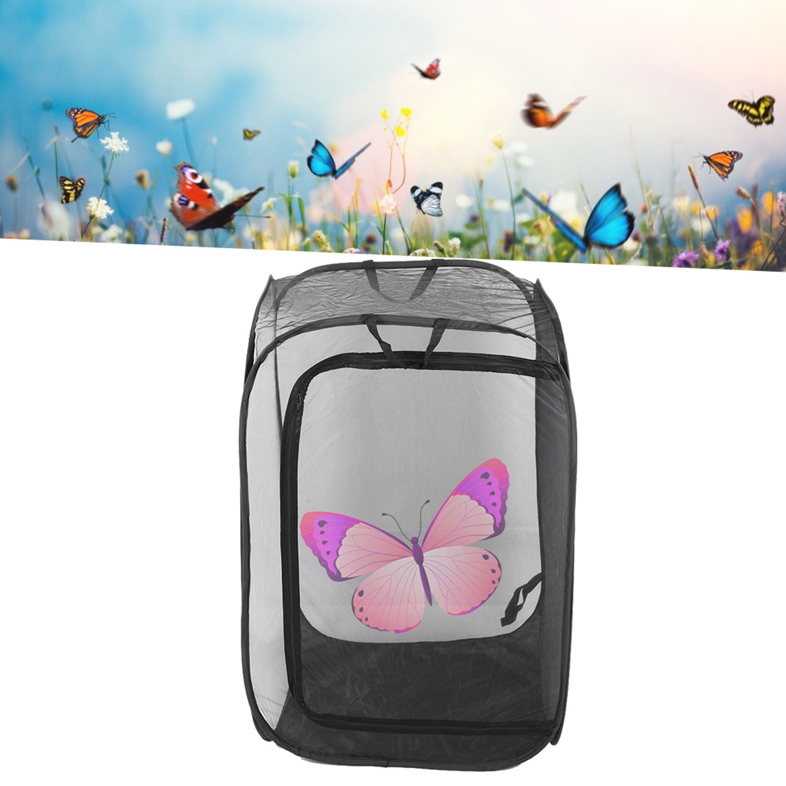Foldable Stick Insect Cage, Housing Enclosure, Breeding Cages, Net Cloth