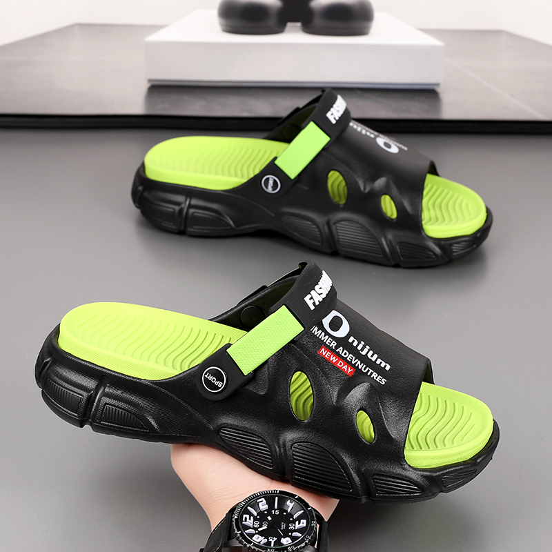 Men's Outdoor Sandals Slippers Beach Comfortable Soft Slides Beach Clogs Men Casual Shoes Garden Shoes Men Home Slippers Sandals