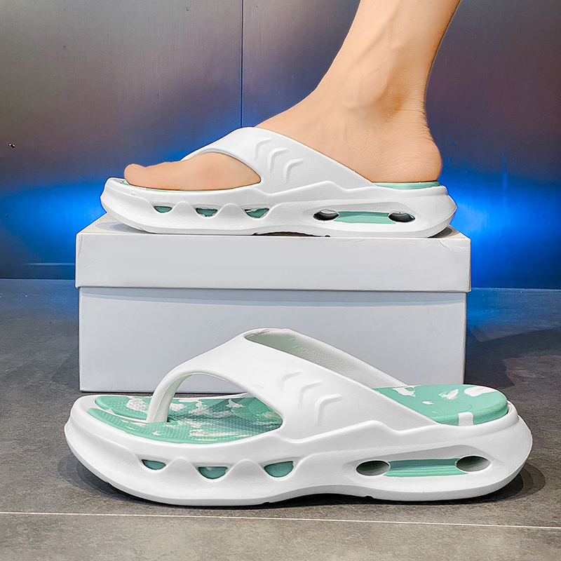 2024 Men's Slippers Flip Flops Outdoor Beach Sandals Comfortable Soft Sole Slides Men Women Non-slip Home Slippers Flip Flops