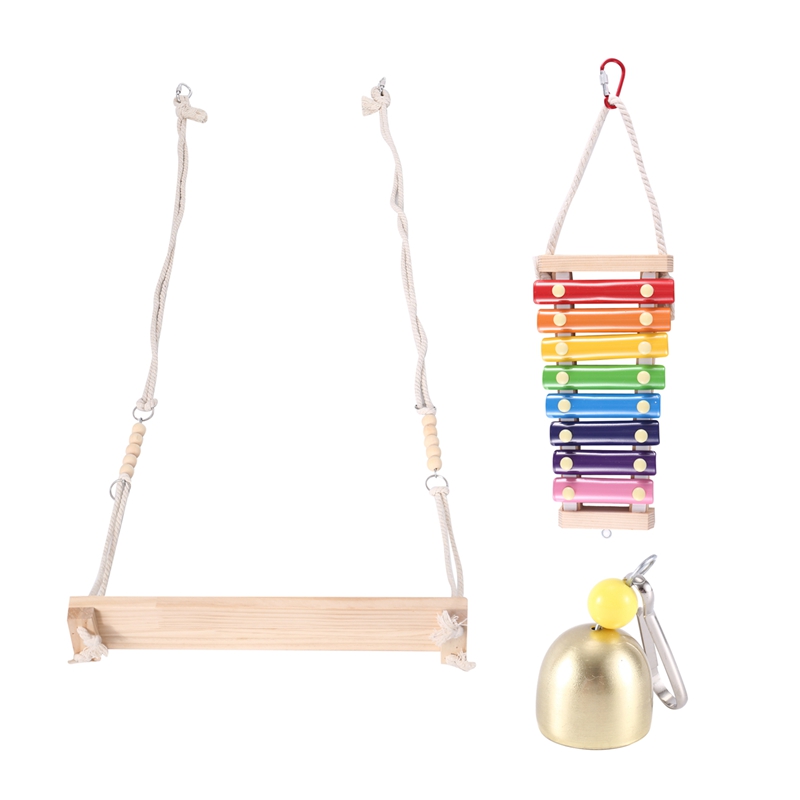Chicken Swing Toys And Chicken Toys Xylophone, Forpoultry Run Rooster Hens Chicks Pet Parrots Macaw Entertainment-A03I