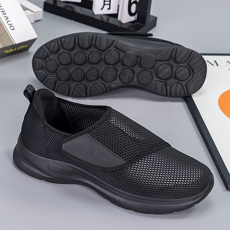 Diabetic Shoes for Women Wide Width Walking Shoes Slip-On Orthopedic Shoes for Swollen Feet Foot Pain Relief Cushion Sneakers