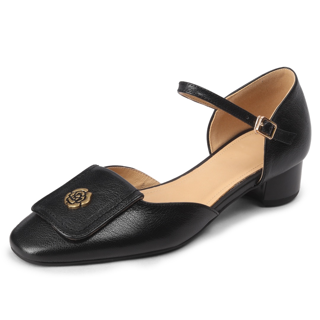 2025 new sheepskin Women's ankle strap flats sandals summer new plus size 33-41 high quality soft comfortable espadrilles shoes sale 78f2