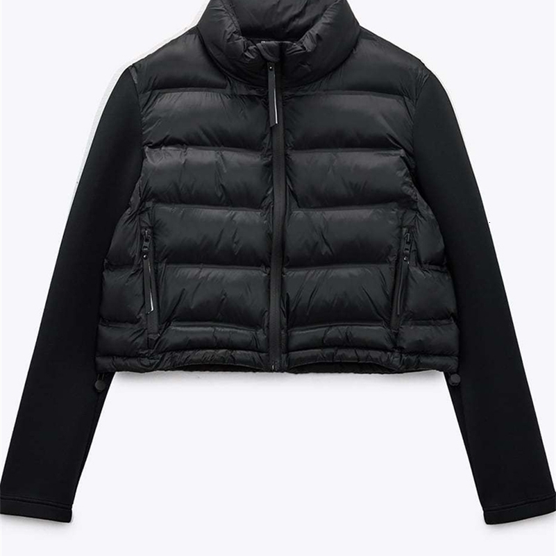 HWL Lightweight Waterproof Parka Bodywarmer Women Spliced Black Short Coat Spring Bomber Jacket For y240910