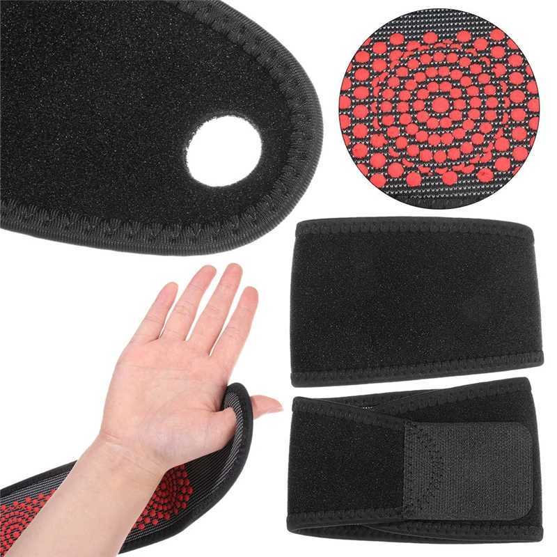 Wrist Support Self-Heating Wrist Band Magnetic Therapy Support Brace Wrap Heated Hand Warmer Compression Pain Relief Wristband Sanitizer Belt z240913