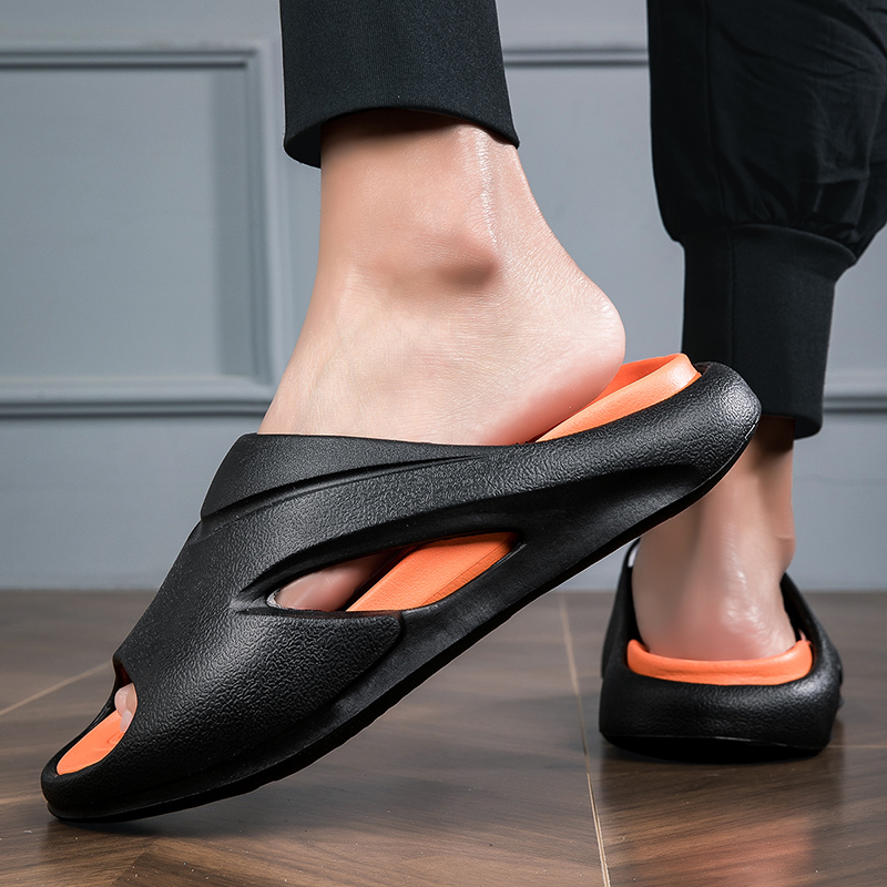 New Men's Slippers Indoor Outdoor Sandals Beach Comfortable Soft Slides Design Men Casual Shoes Flip-flops Home Slippers Sandals