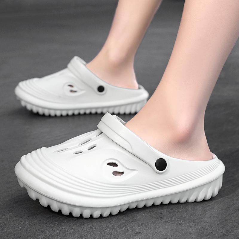 Fashion Men's Beach Sandals Outdoor Indoor Comfortable Clogs Slippers Men Casual Shoes Garden Shoes Mens Beach Sandals Slides