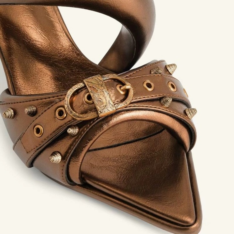 Cat Brand Heel Pointed Fashion Show Outdoors High-heel Slippers Summer Women Sexy Gathering Party Commuting Sandals Size 34-43 9e29 be7