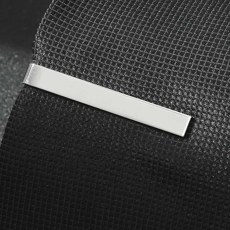 4cm Tie Clip for Men Simple Metal Colorful Practical Necktie Clasp PinX240914