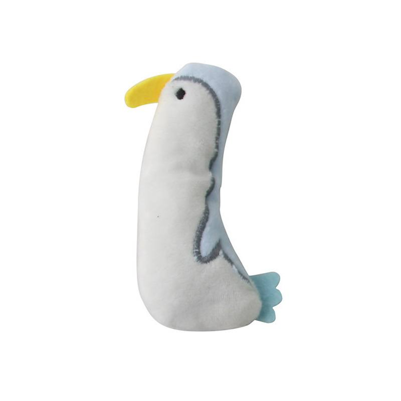 Teeth Grinding Pet Cat Plush Toy Contains Catnip Toy Interactive White Duck Chicken Snake Dinosaur Animals Shaped Bite Resistan