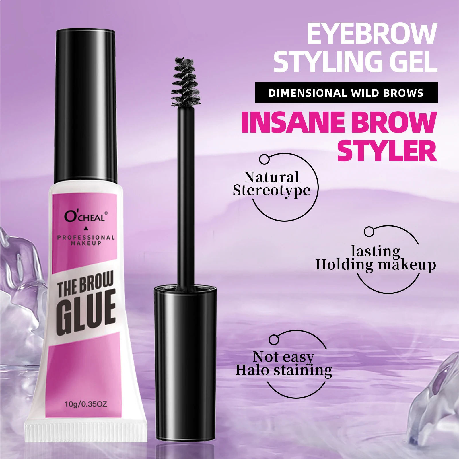 3D Eyebrow Natural Styling Gel Waterproof Transparent Quick Dry Eyebrow Wax Brow Lifting Long-lasting Eyebrow Enhancers Makeup 240914
