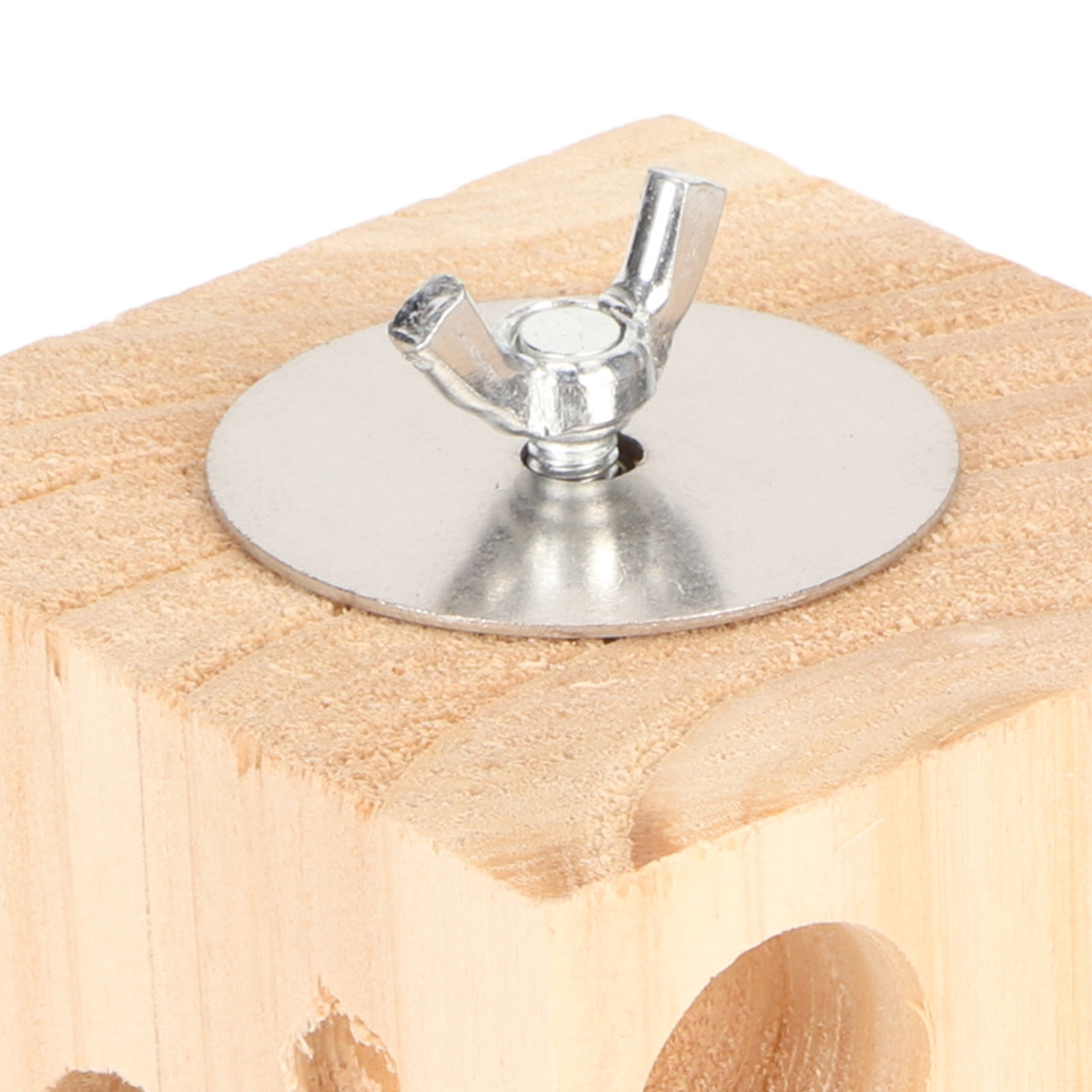 Bird Block Toy Foraging Shredding Wooden Parrot Block Chewing Toy For Lovebirds Cockatiels Budgies