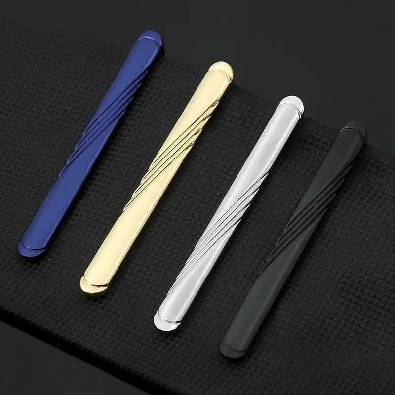 Cool Slash Geometry Classic Metal Tie Clip Mens Fashion Simple Gift Business Casual Everyday Versatile Suit Shirt AccessoriesX240914