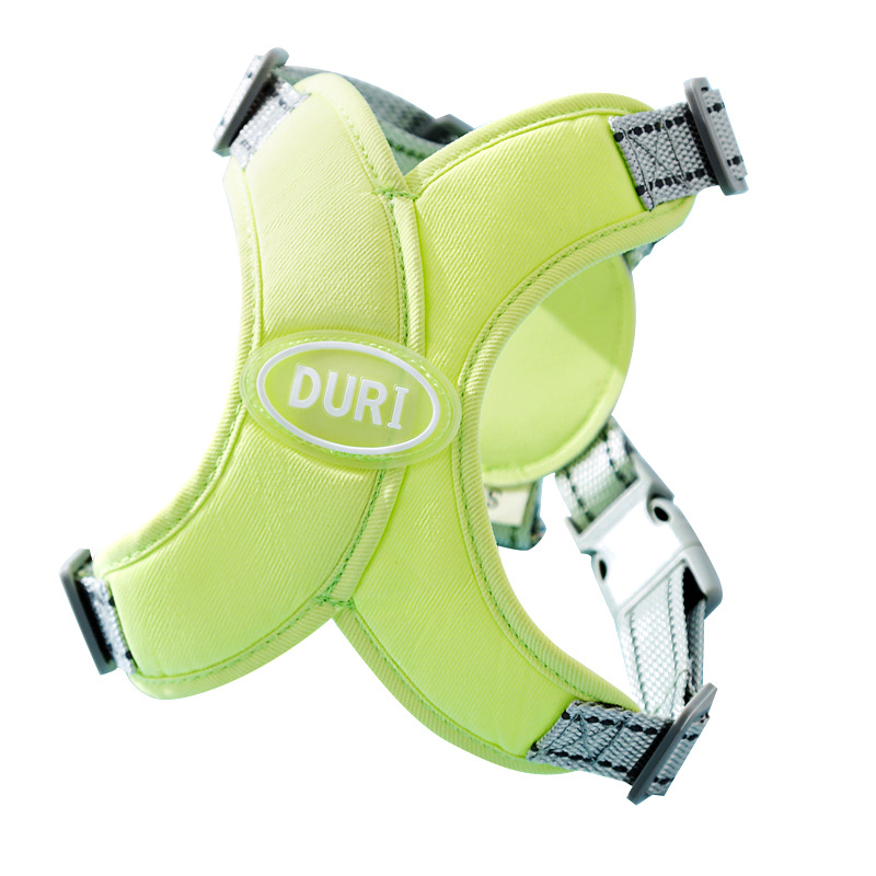 Dog Harness & Leash Set Reflective Adjustable Vest Harness Medium Small Dog Teddy Corgi Bichon Walking Leash for Outdoor Travel