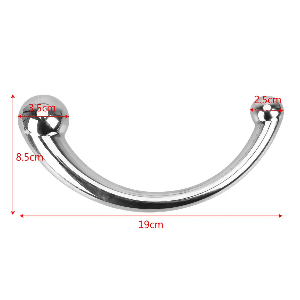 25-35mm Metal Balls Big Dildo Anal Plug For Women Vaginal Butt Dilator Men Prostate Massager Sex Toys Adult Games Erotic Bondage 240914