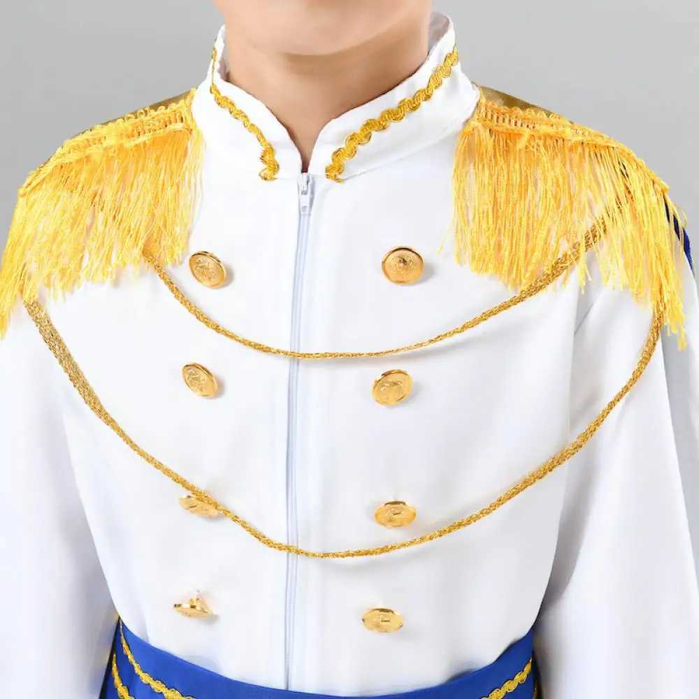 Prince Costume for Kids Boy Halloween 7-piece set of Prince Cosplay Costumes childrens gift King Clothing Carnival party costume W240914