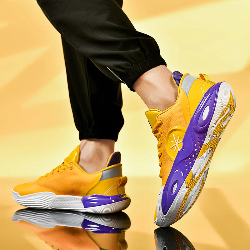 All City 12 Men Basketball Shoes Brand Designer Sports Training Shoes Outdoor Sneakers Men Mesh Wear Resistant Non-slip Lace-up