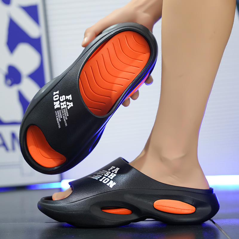 Summer Men's Slippers Indoor Outdoor Sandals Beach Comfortable Soft Slides Casual Shoes Men Flip-flops Anti Slip Home Slippers