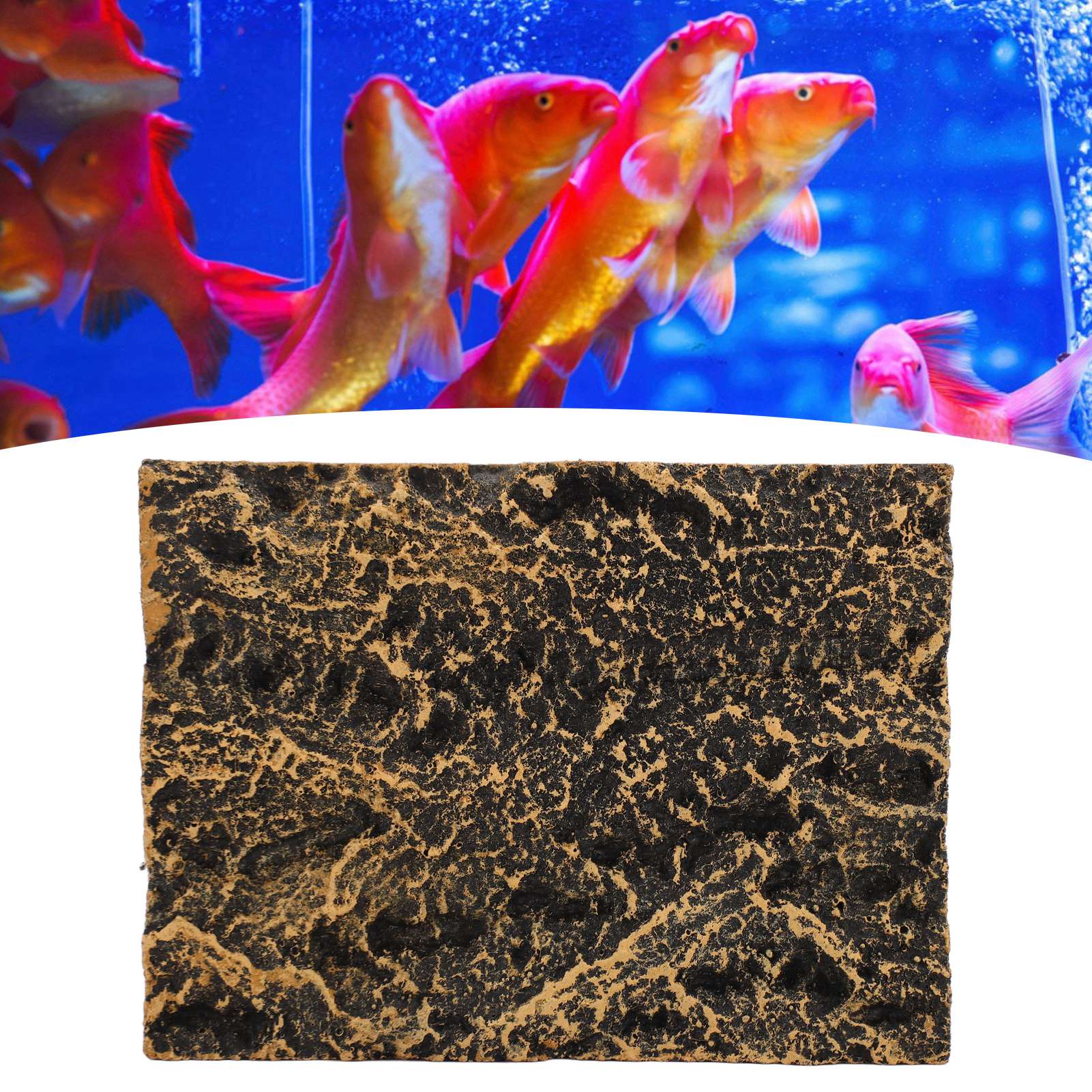 Rock Terrarium Background High Simulation Clear Texture PU Reptile Tank Background Board Habitat Climbing Board Decoration
