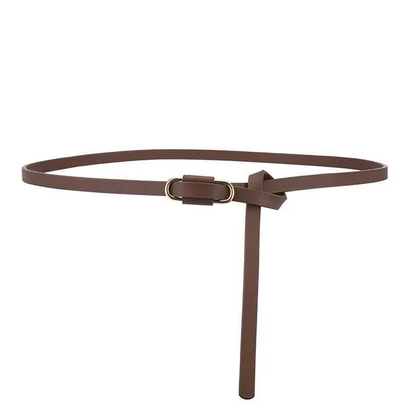 Metal Buckle Thin Stretchy Waist Belt Striped Elastic Waistband Elegant Women Girdle Female Belt Fashion Apparel Accessories NewX240914