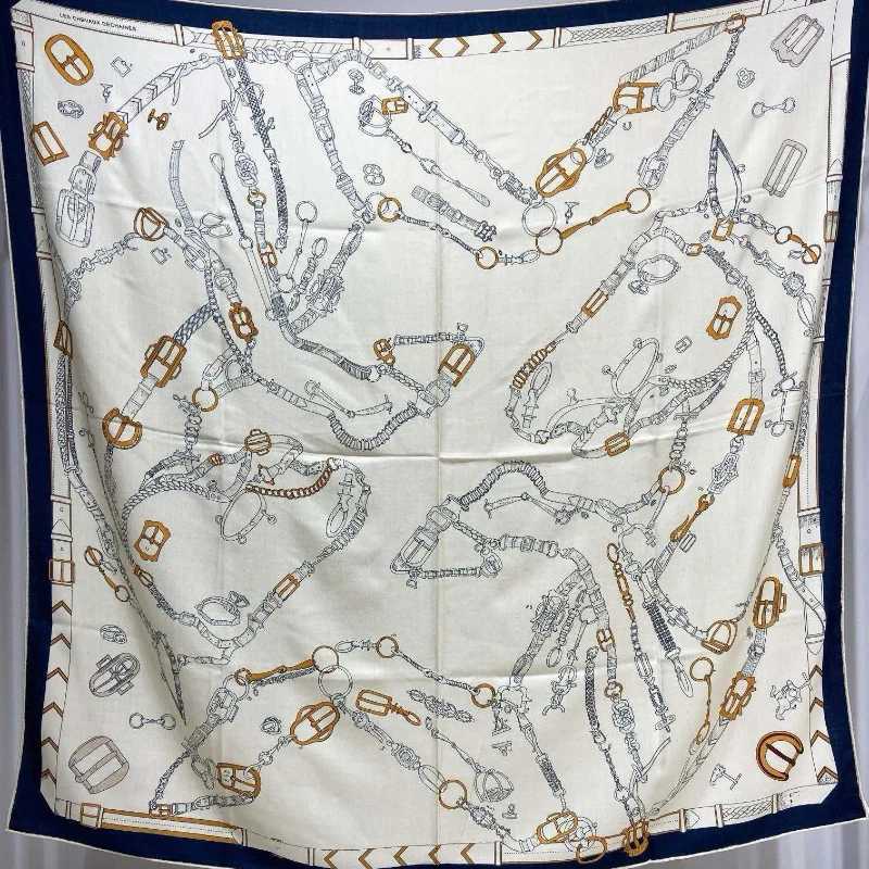 Scarves 140X140CM high-quality womens scarf double-sided printed silk cashmere shoulder bag top square sun head scarf for outdoor warmth J240913